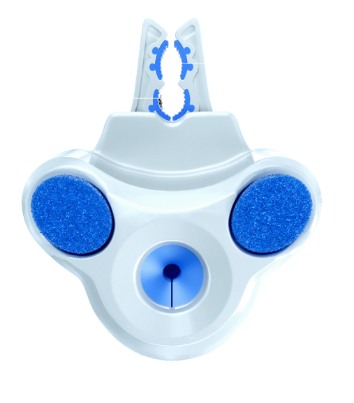 Overhead view with Trocar dimensions